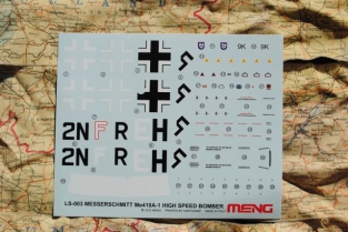 MENG LS-003 MESSERSCHMITT Me410A-1 Luftwaffe High Speed Bomber